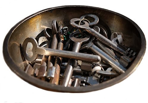 Scluessel-Sammlung Scluessel Sammlung Oldies. Schalle mit alten Schlüssel